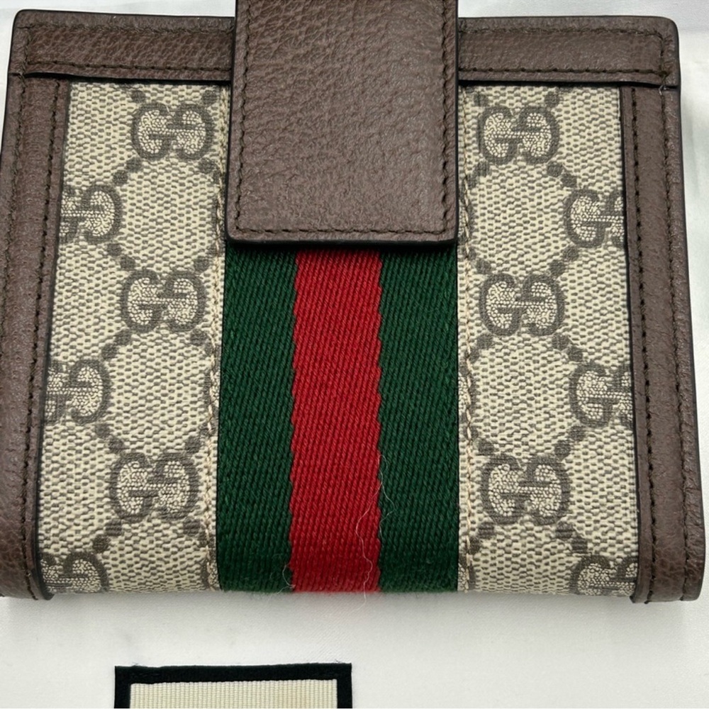 Unisex Gucci, Ophidia, GG French flap bifold wall made in Italy - Picture 3 of 10
